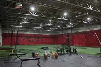 Gym at the Philadelphia Reds training facility for baseball training